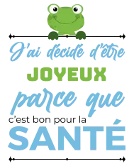 Body personnalisé – "J'ai décidé d'être joyeux"