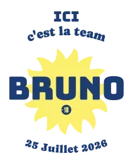 T-shirt homme personnalisé - Évènements - "Ici c'est la team"