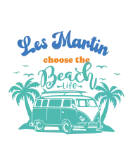 Tote Bag personnalisé – "...Choose the beach life"