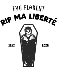 T-shirt homme personnalisé - Évènements - "RIP ma liberté"