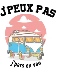 T-shirt homme personnalisé - J'peux pas - "J'peux pas j'pars en van"