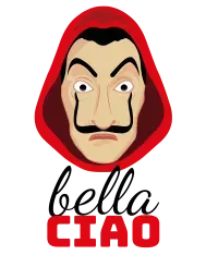 T-shirt homme personnalisé - Série - "Bella ciao"