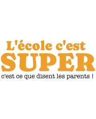 T-shirt homme personnalisé - Citations humour - "L'école c'est super..."