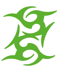 T-shirt homme personnalisé - Vintage - "Tribal radioactif"