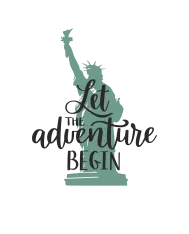 Tote Bag personnalisé – "Let the adventure begin"