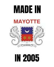 T-shirt homme personnalisé - Villes et voyages - "Mayotte"