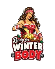 Tablier personnalisé – "Ready for winter body Lady"