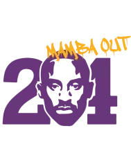 T-shirt homme personnalisé - Sport - "MAMBA OUT"