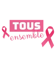 T-shirt homme personnalisé - Évènements - "Octobre rose Tous ensemble"