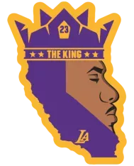 T-shirt homme personnalisé - Sport - "Lebron THE KING"