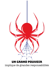 T-shirt homme personnalisé - Personnages - "Un grand pouvoir"