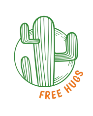 Body personnalisé – "Free hugs"