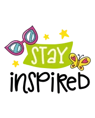 Body personnalisé – "Stay inspired"
