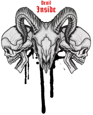 T-shirt homme personnalisé - Diables et Diablesses - "Devil inside"