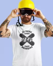 T-shirt homme personnalisé - Sport - "Extreme sport"
