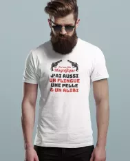 T-shirt homme personnalisé - Citations Humour - "J'ai une fille magnifique"