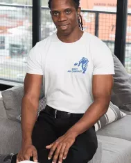 T-shirt homme personnalisé - Sport - "Prêt au contact"