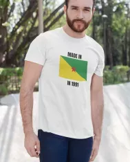 T-shirt homme personnalisé - Villes et voyages - "la Guyane"