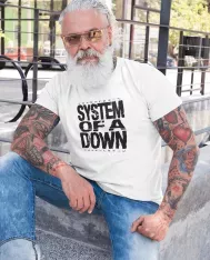 T-shirt homme personnalisé - Rock - "System of a down Star"