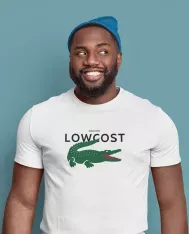 T-shirt homme personnalisé - Humour - "Lowcost"