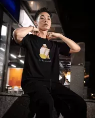 T-shirt homme personnalisé - Vintage - "Too hot to handle"