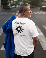 T-shirt homme personnalisé - Football - "Argentinian supporter..."