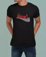 T-shirt homme personnalisé - MotoGP - "ET BOUM"