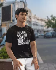 T-shirt homme personnalisé - Sport - "Et c'est pour cela que j'ai du succès..."