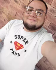 T-shirt homme personnalisé - Citations Famille / Motivation - "Super Papa"