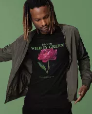 T-shirt homme personnalisé - Nature - "Wild in green"