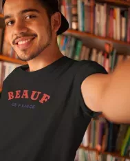 T-shirt homme personnalisé - Humour - "Beauf de France"