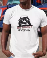 T-shirt homme personnalisé - 4X4 - "No problem"