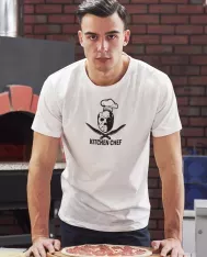 T-shirt homme personnalisé - Food Lovers - "Horror kitchen chef"