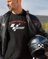 T-shirt homme personnalisé - MotoGP - "Je peux pas j'ai MotoGP"