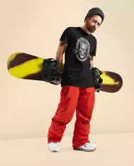 T-shirt homme personnalisé - Sport - "King of the snowboard"