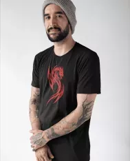 T-shirt homme personnalisé - Vintage - "Dragon Tribal"