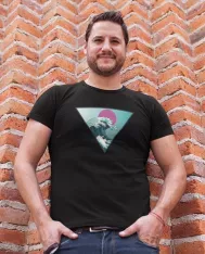 T-shirt homme personnalisé - Mers et océans - "Vague japonaise"