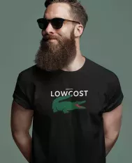 T-shirt homme personnalisé - Humour - "Lowcost"