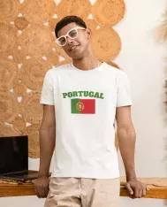 T-shirt homme personnalisé - Football - "Maillot de foot PORTUGAL"