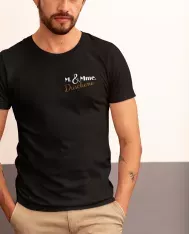 T-shirt homme personnalisé - Mariage - "M. & Mme."