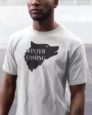 T-shirt homme personnalisé - Série - "Winter is coming"