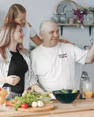 T-shirt homme 100% coton bio - Cadeau - "Élu papi d'amour"