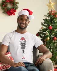 T-shirt homme personnalisé - Évènements - "Squelette bad santa"