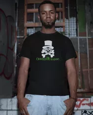 T-shirt homme personnalisé - Vintage - "Crowned in shadows"