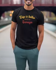 T-shirt homme personnalisé - Cadeau - "Life is better with a..."