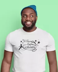 T-shirt homme personnalisé - Citations Films et séries - "Rêve ta vie en couleur"