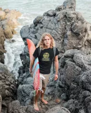 T-shirt homme personnalisé - Sport - "... À la plage"