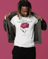T-shirt homme personnalisé - Nature - "Wild in green"