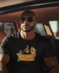 T-shirt homme personnalisé - Vintage - "Hot babes fan club"