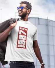 T-shirt homme personnalisé - Cadeau - "Made in... Bold"